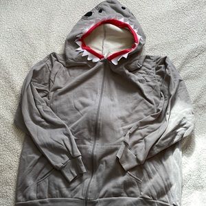 Mens funny shark sweatshirt size Large